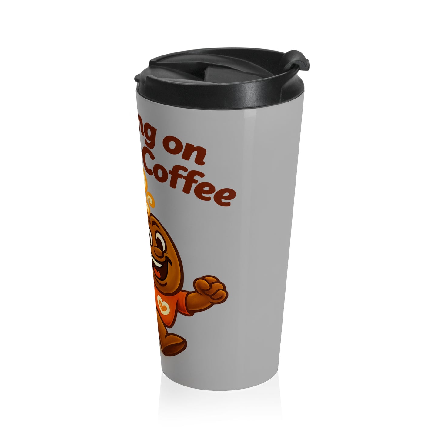 Free The Bean Running on Love & Coffee Comfort Travel Mug