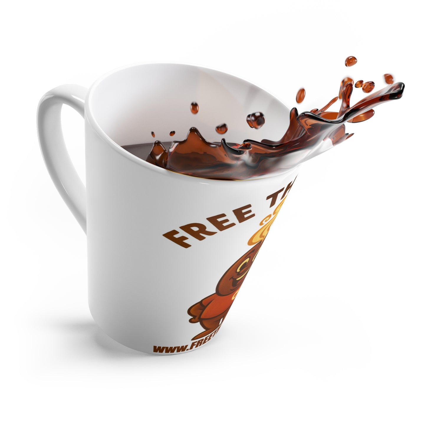 Free The Bean Premium Latte Mug