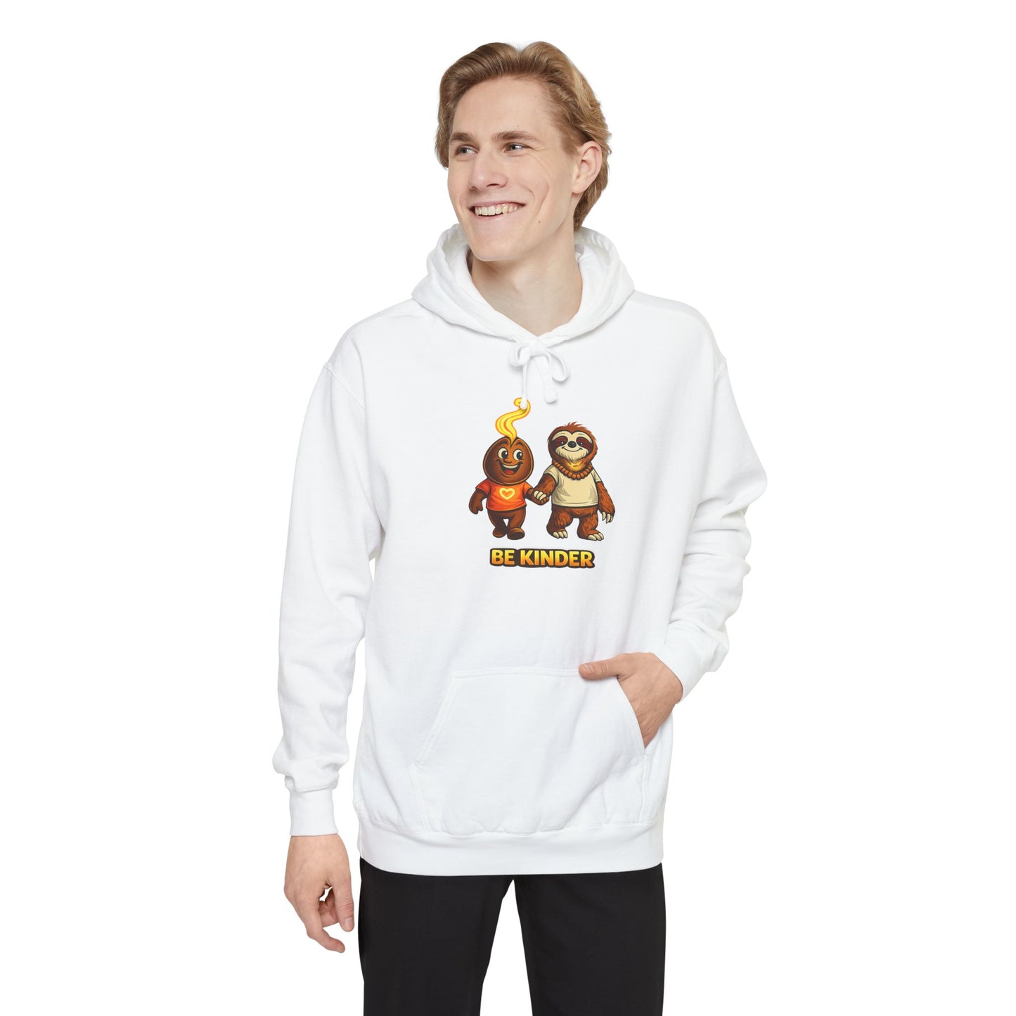 Be Kinder — Comfort Colors Friendship Hoodie