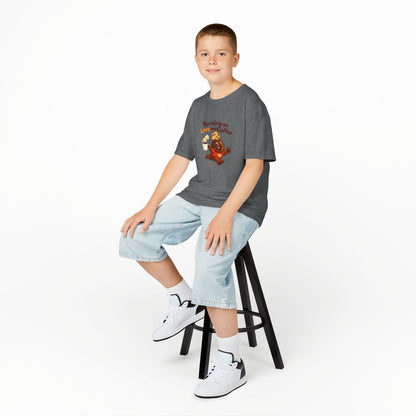 Running on Love & Coffee Kids T-Shirt