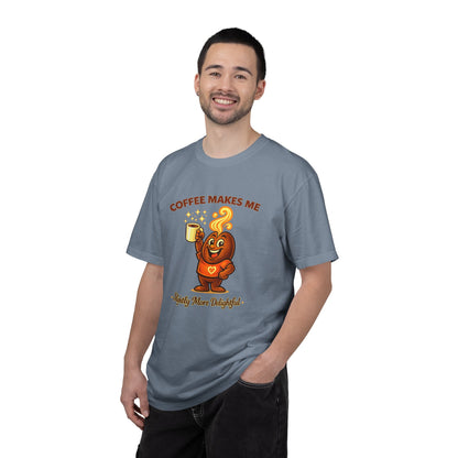 Coffee Makes Me Slightly More Delightful — Comfort Colors T-Shirt