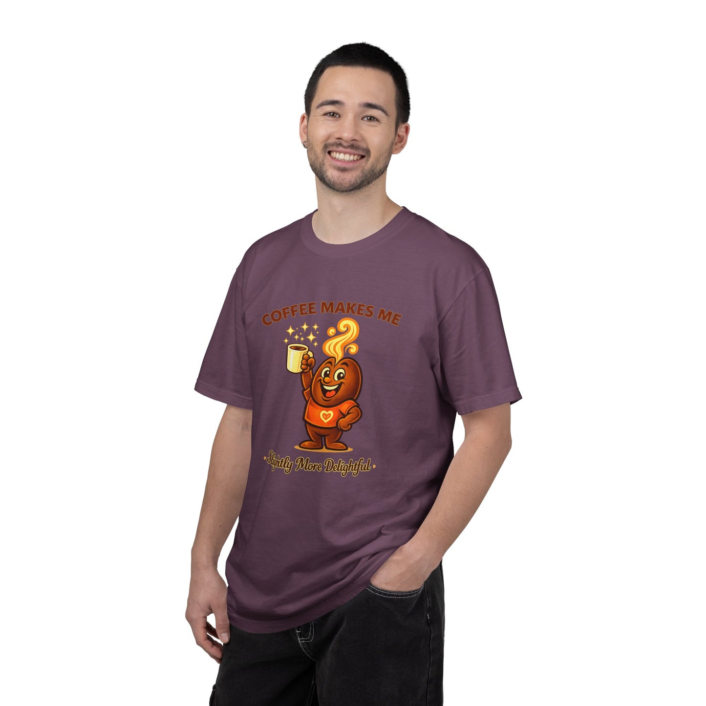 Coffee Makes Me Slightly More Delightful — Comfort Colors T-Shirt