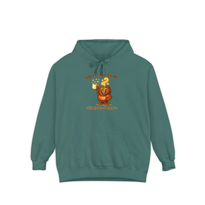 Coffee Makes Me Slightly More Delightful — Comfort Colors Hoodie
