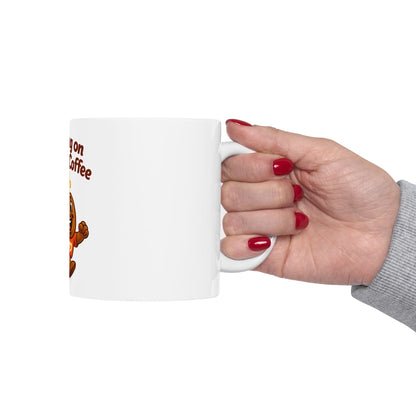 Freebie Running on Love & Coffee 11oz Mug