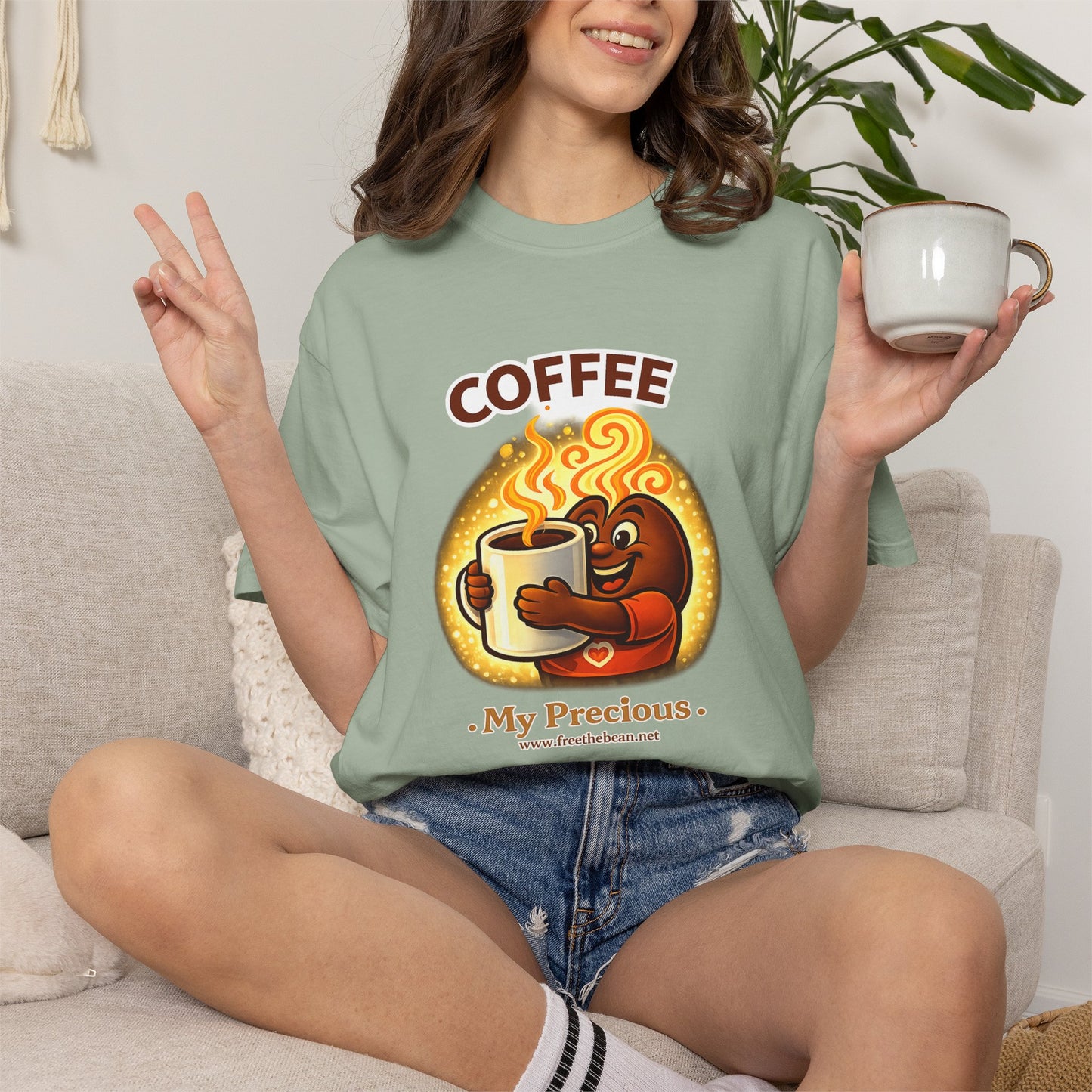 Coffee My Precious — Comfort Colors T-Shirt