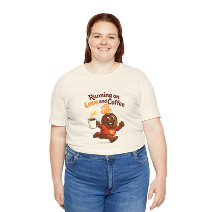 Free The Bean Running on Love & Coffee Unisex Tee