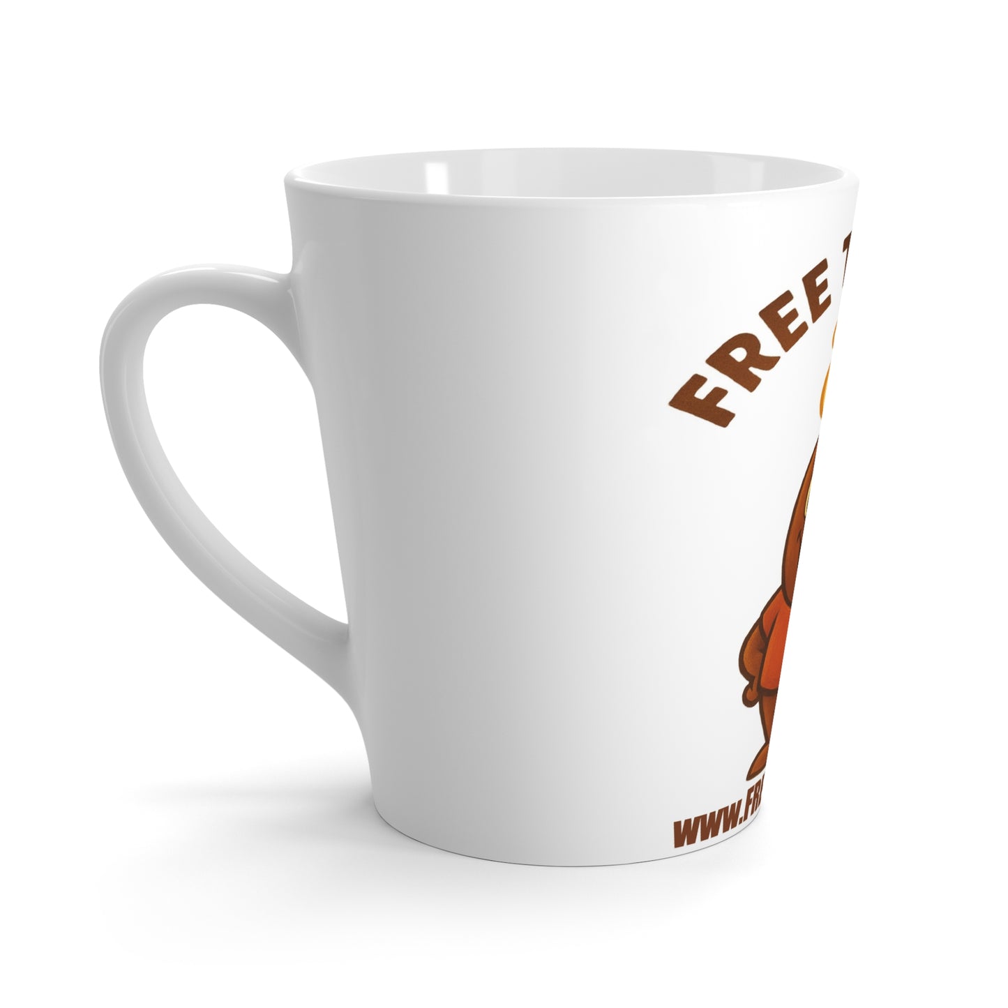 Free The Bean Premium Latte Mug