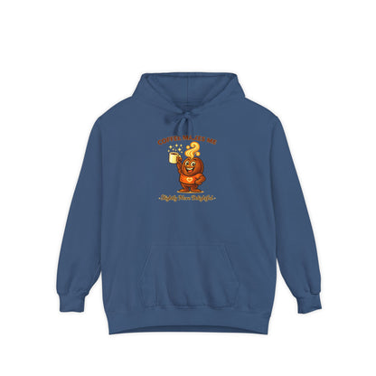 Coffee Makes Me Slightly More Delightful — Comfort Colors Hoodie