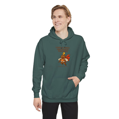 Coffee First —  Comfort Colors Hoodie