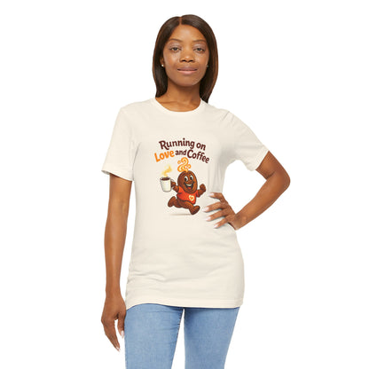 Free The Bean Running on Love & Coffee Unisex Tee