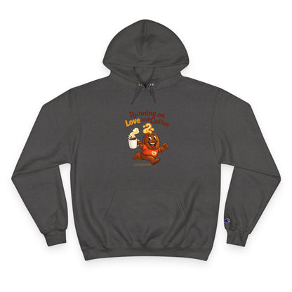 Free The Bean Running On Love & Coffee Unisex Champion Hoodie