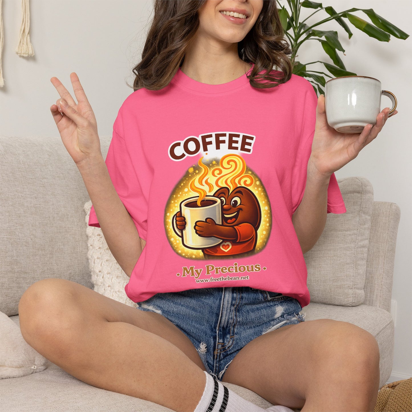 Coffee My Precious — Comfort Colors T-Shirt