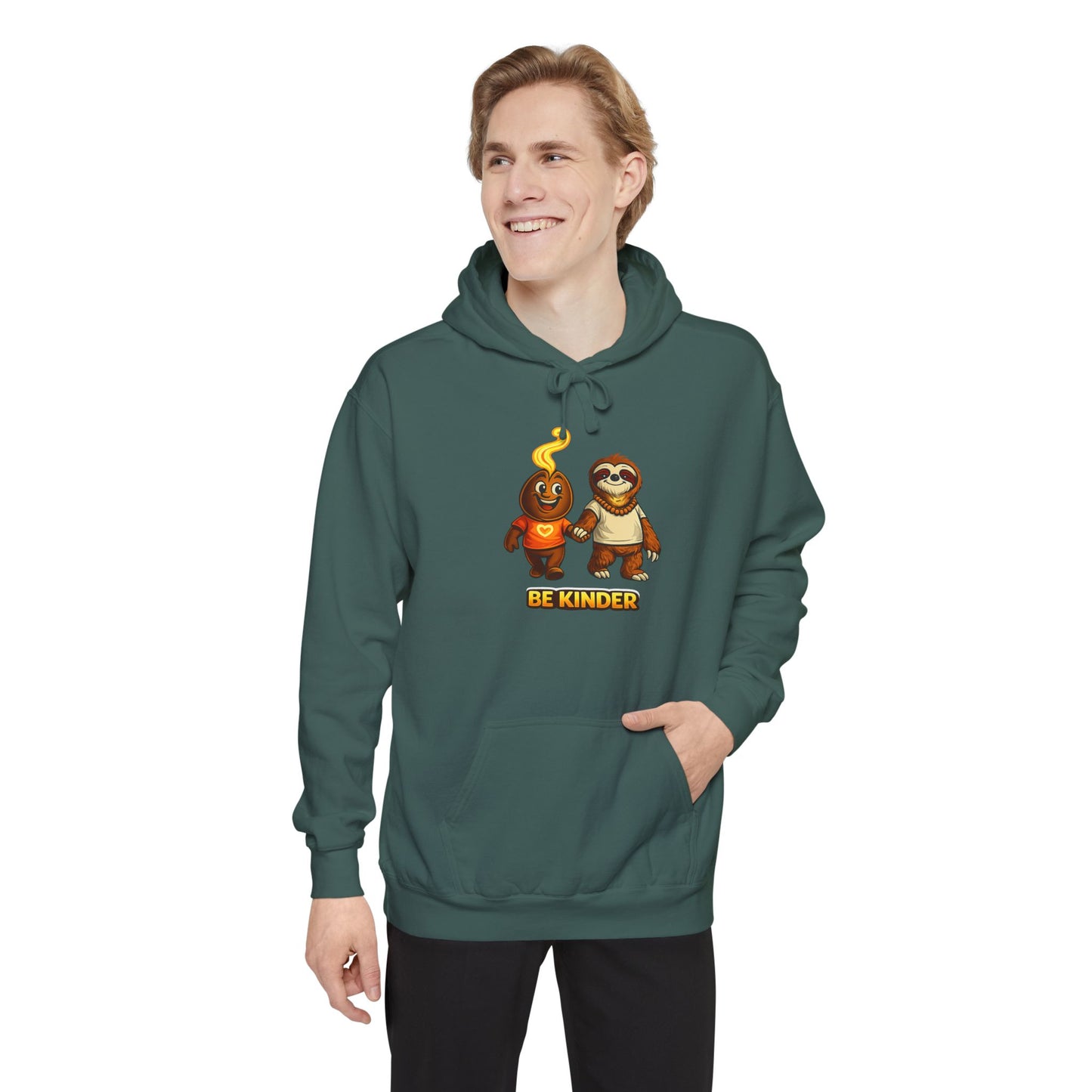 Be Kinder — Comfort Colors Friendship Hoodie