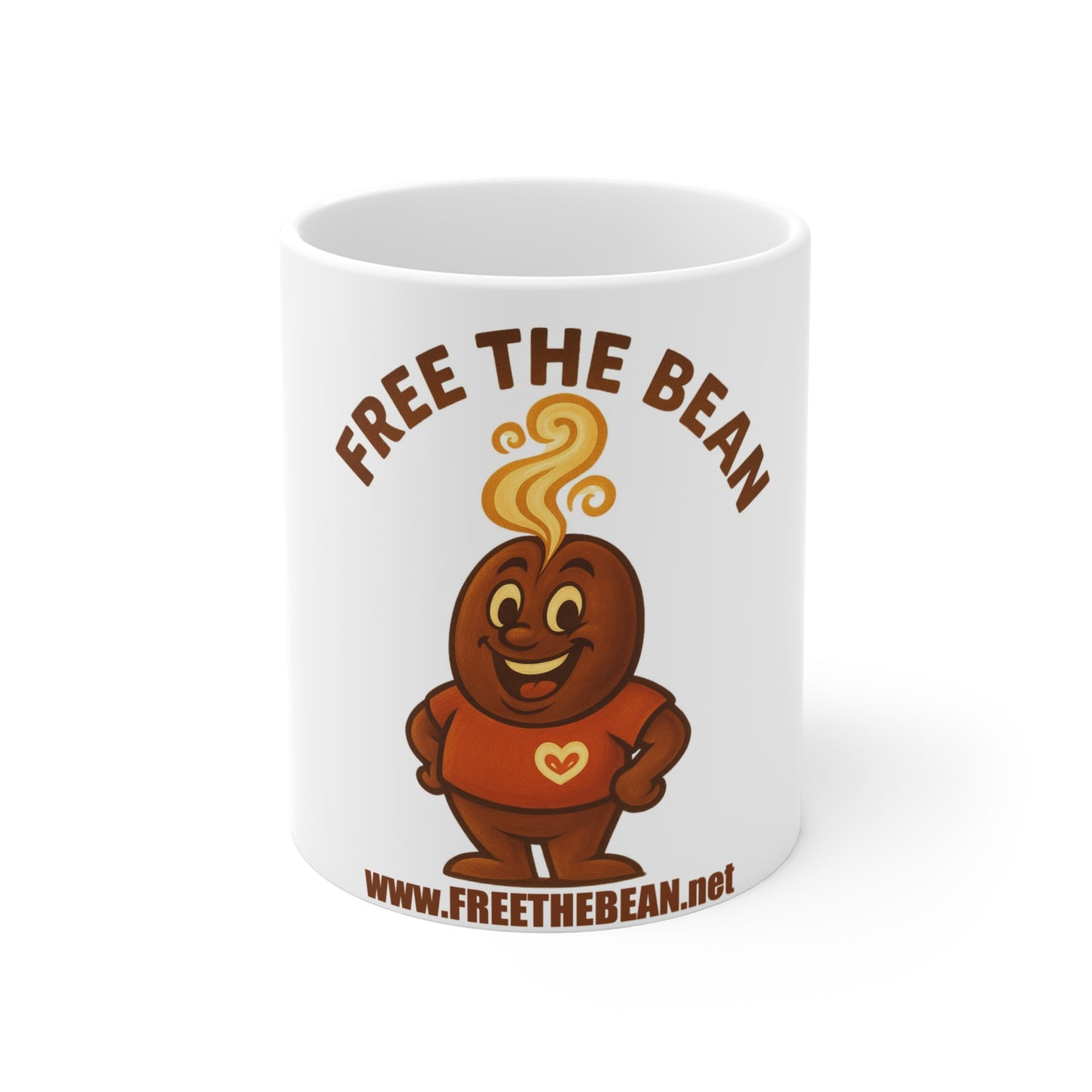 Free The Bean Classic Coffee Mug