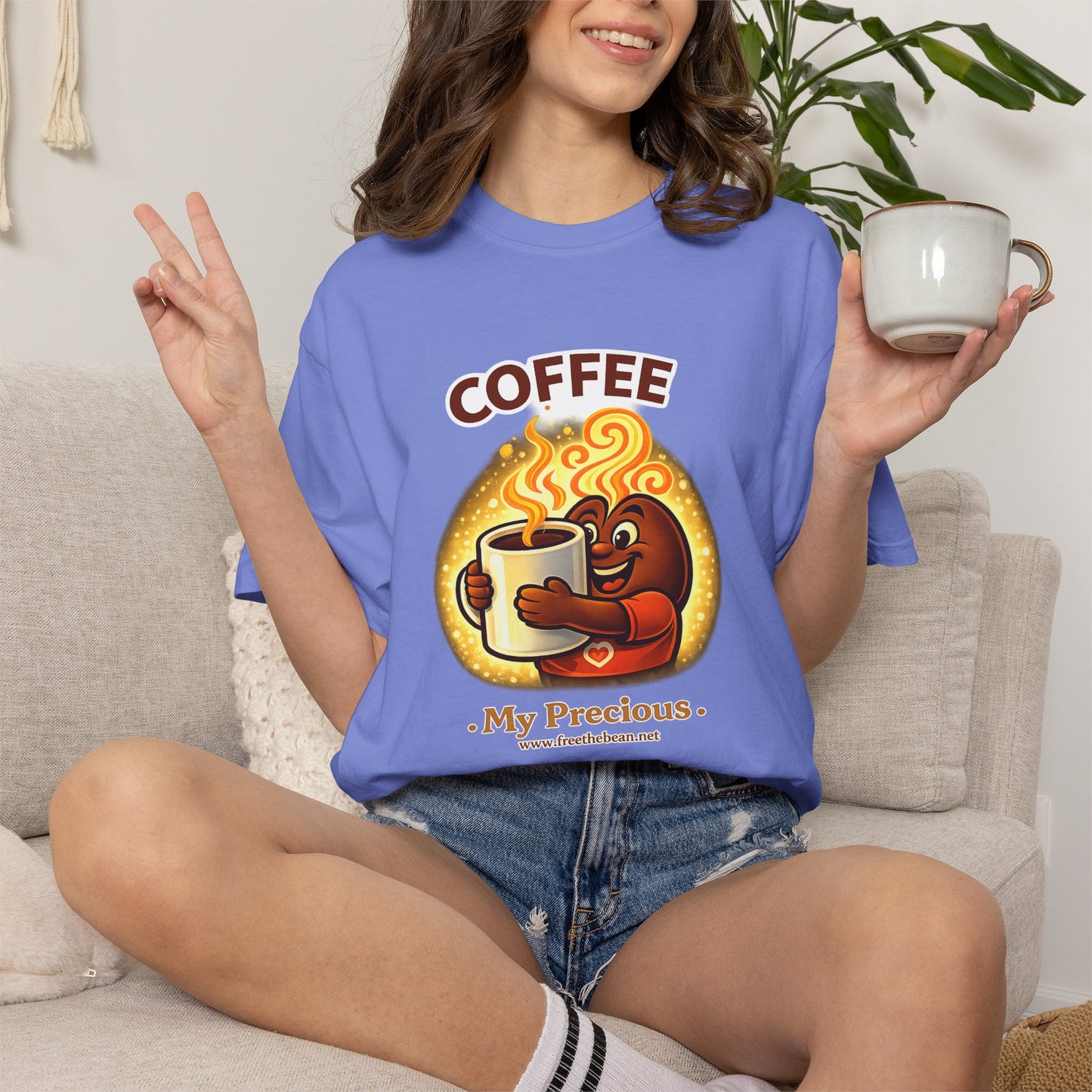 Coffee My Precious — Comfort Colors T-Shirt
