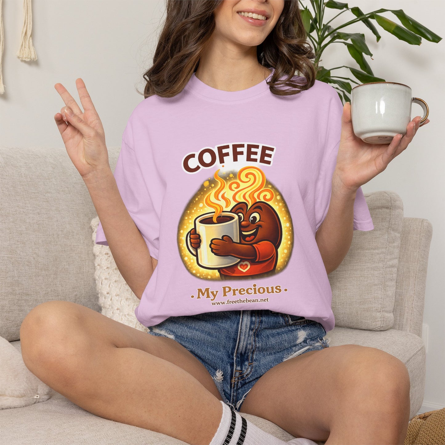 Coffee My Precious — Comfort Colors T-Shirt