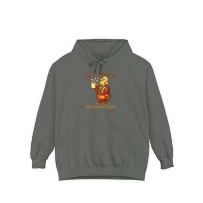Coffee Makes Me Slightly More Delightful — Comfort Colors Hoodie