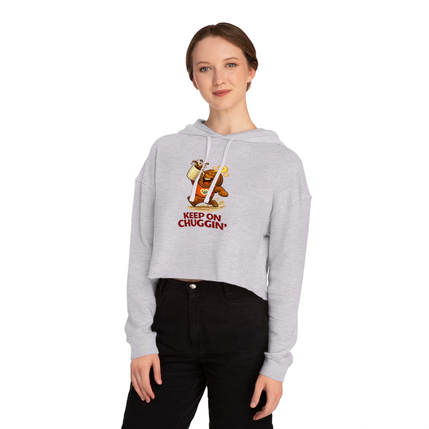 Free The Bean Women’s Cropped Hooded Sweatshirt