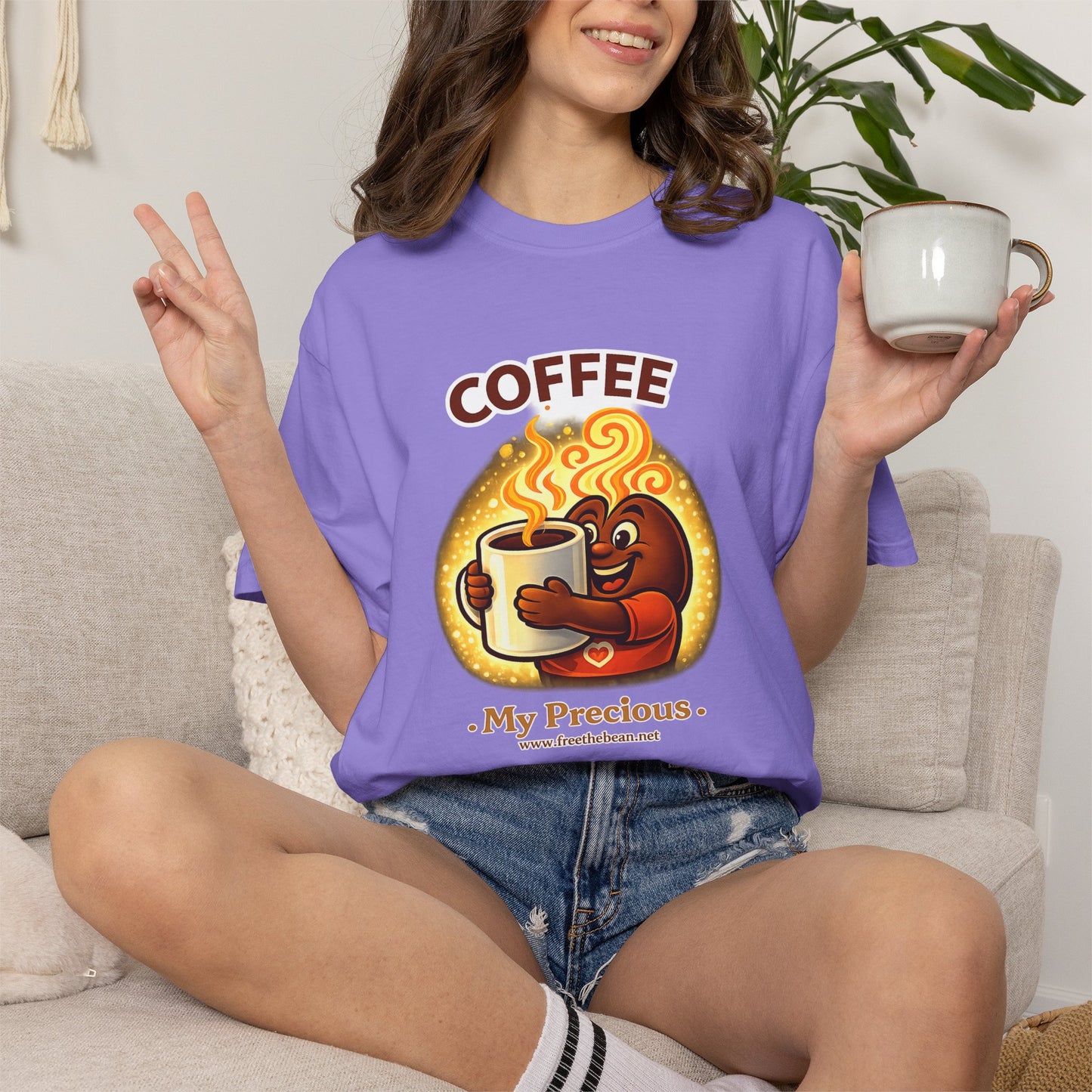 Coffee My Precious — Comfort Colors T-Shirt
