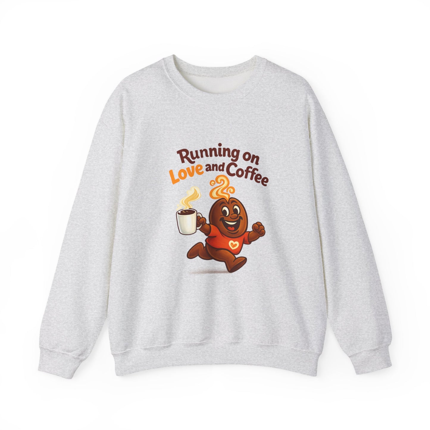 Free The Bean Running on Love & Coffee Unisex Sweatshirt