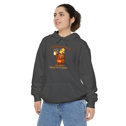 Coffee Makes Me Slightly More Delightful — Comfort Colors Hoodie