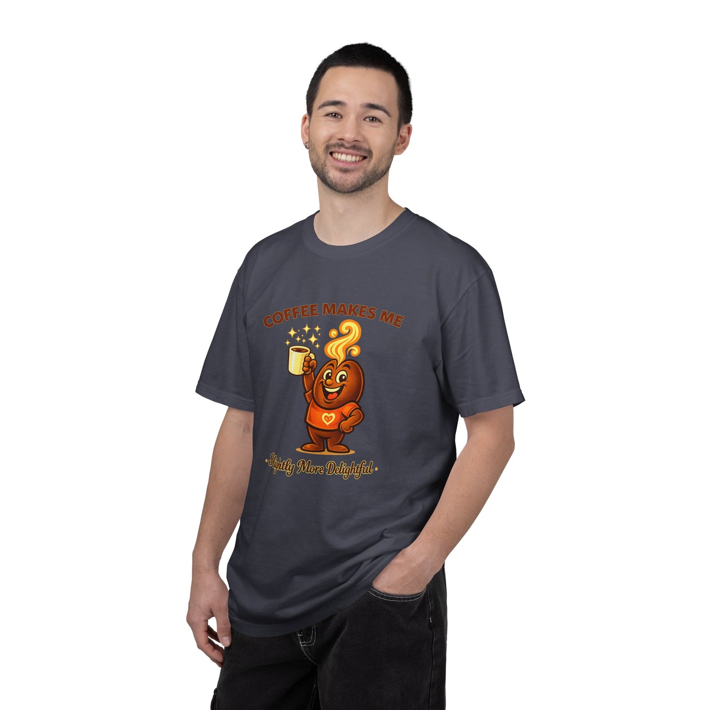Coffee Makes Me Slightly More Delightful — Comfort Colors T-Shirt