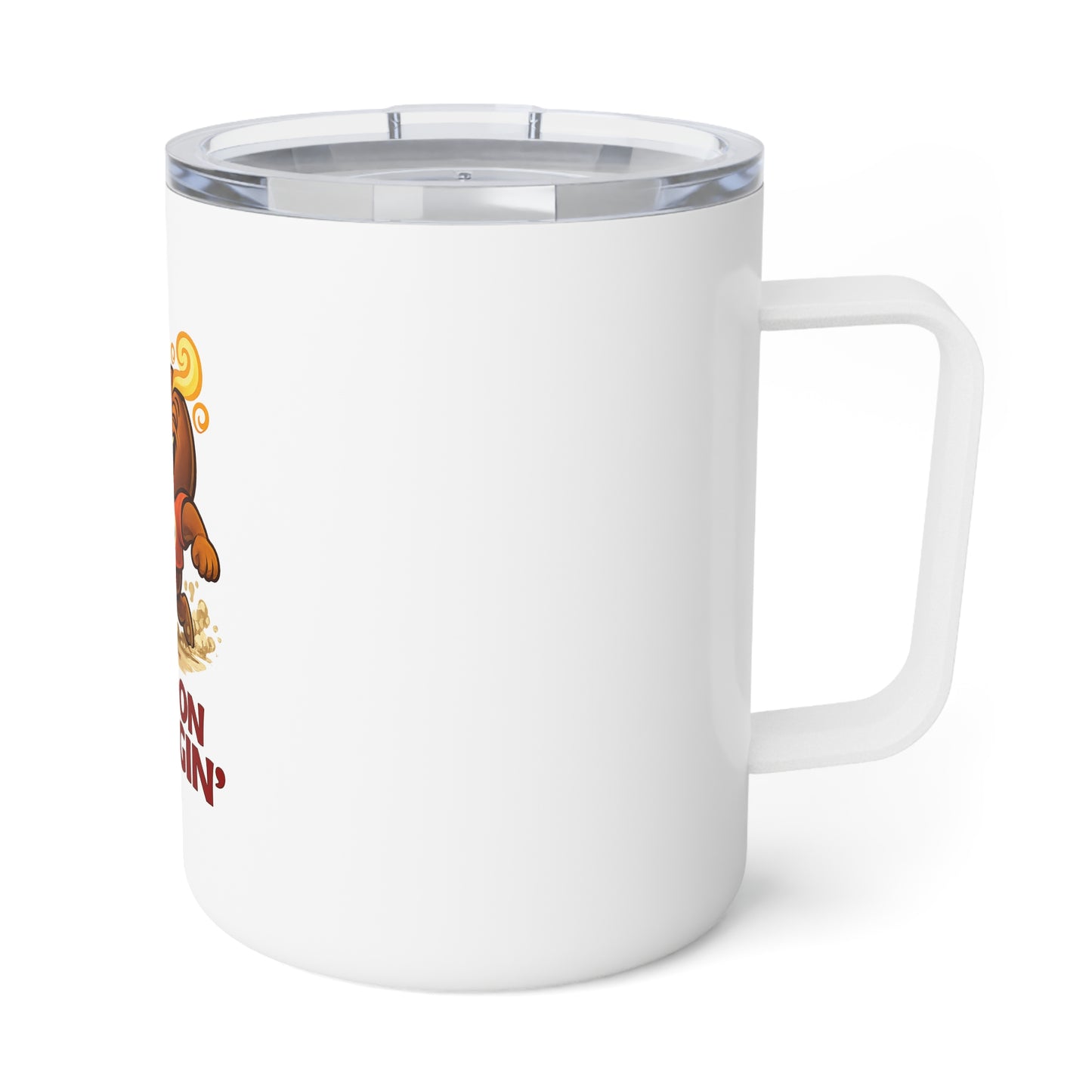 Free The Bean Insulated Coffee Mug, 10oz