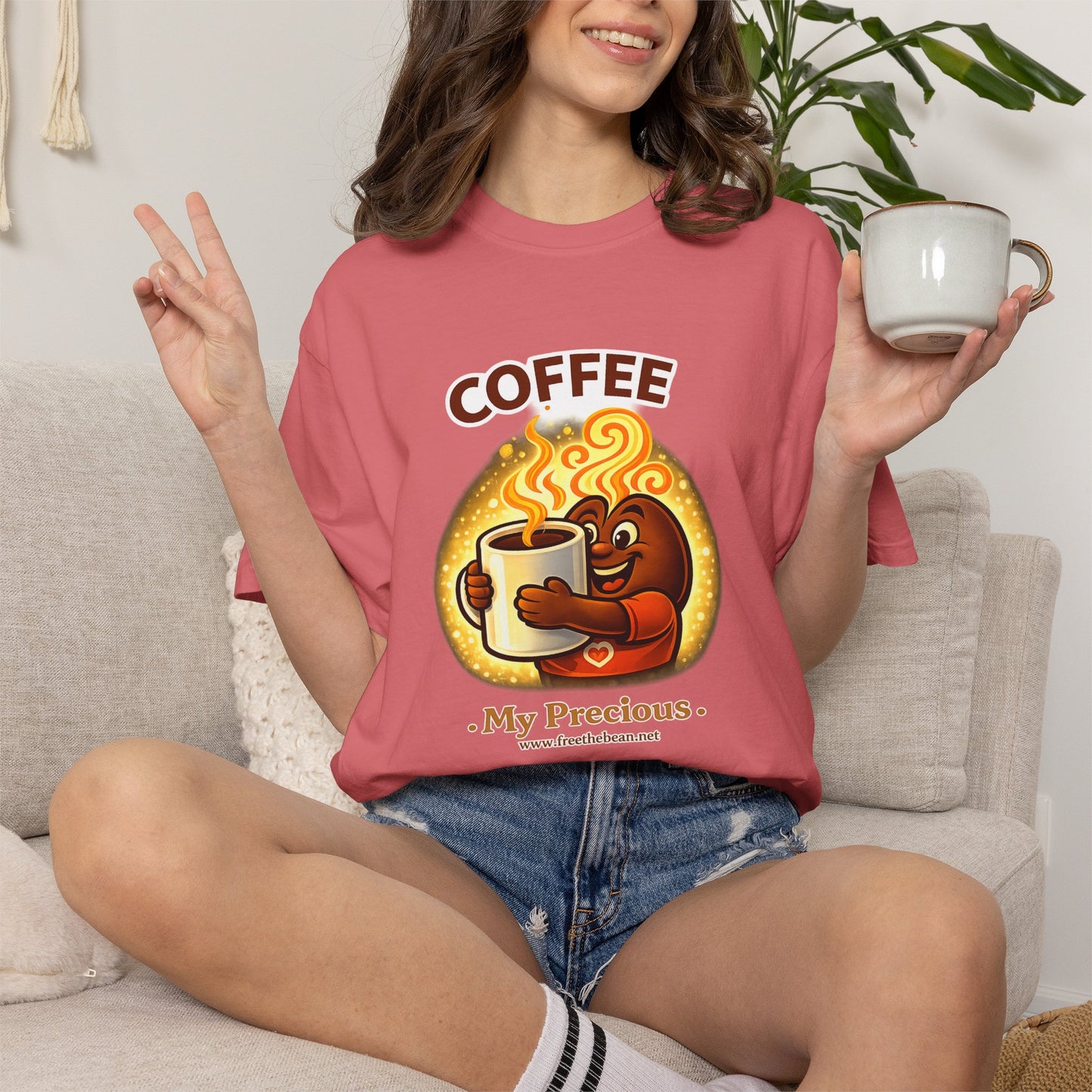 Coffee My Precious — Comfort Colors T-Shirt
