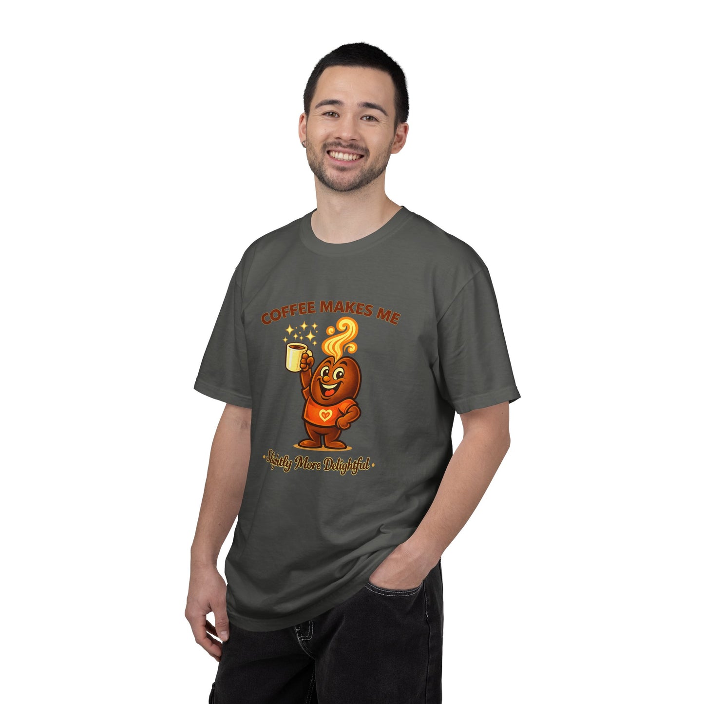 Coffee Makes Me Slightly More Delightful — Comfort Colors T-Shirt