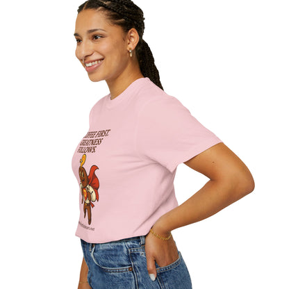 Coffee First, Greatness Follows — Comfort Colors T-Shirt