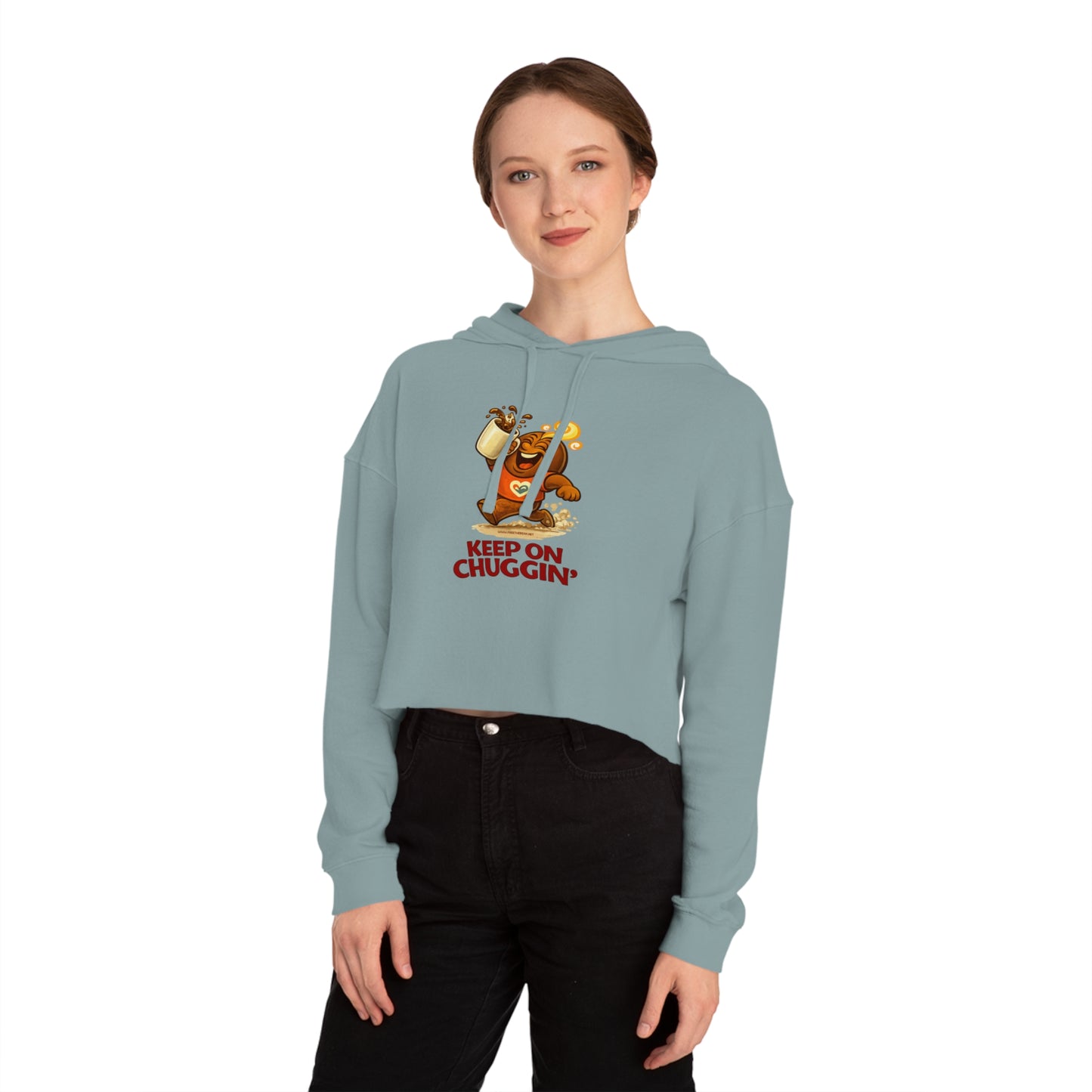 Free The Bean Women’s Cropped Hooded Sweatshirt