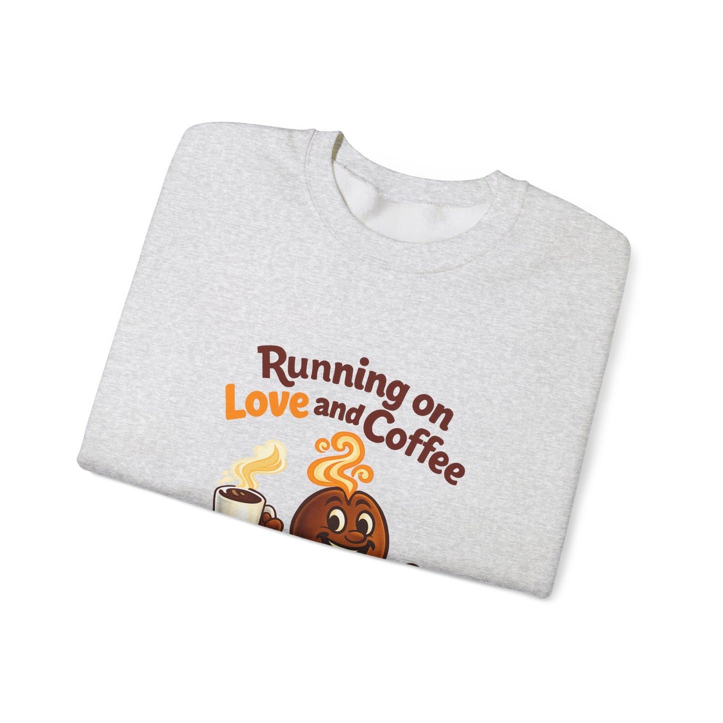 Free The Bean Running on Love & Coffee Unisex Sweatshirt