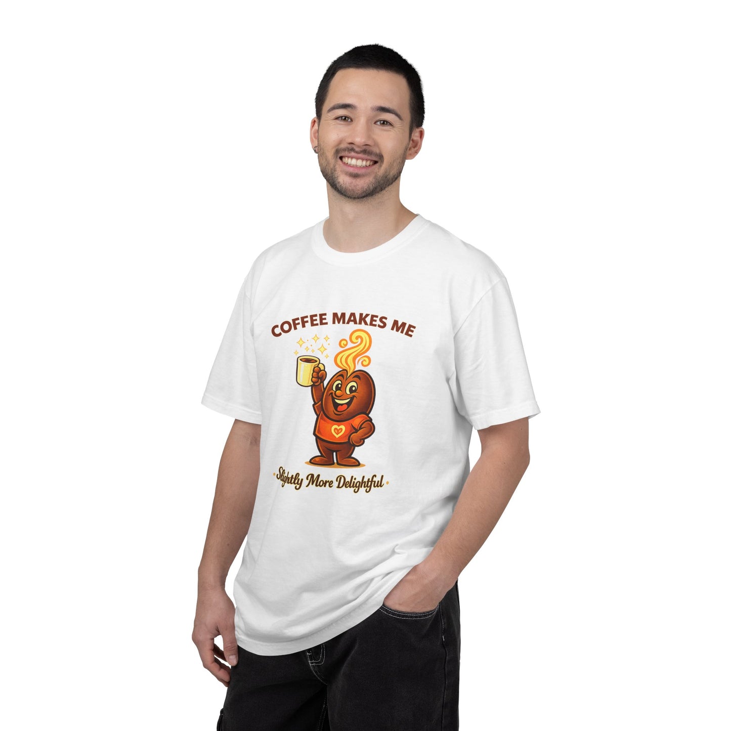 Coffee Makes Me Slightly More Delightful — Comfort Colors T-Shirt