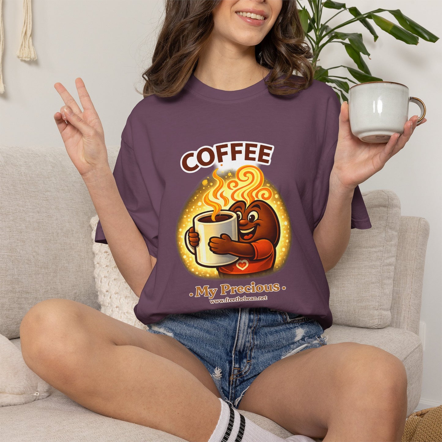 Coffee My Precious — Comfort Colors T-Shirt