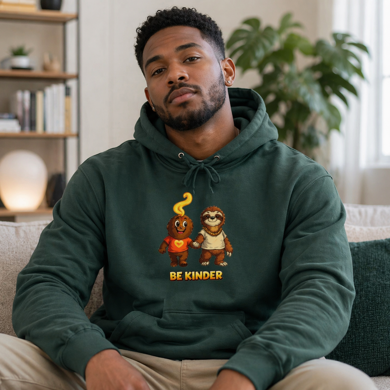 Be Kinder — Comfort Colors Friendship Hoodie