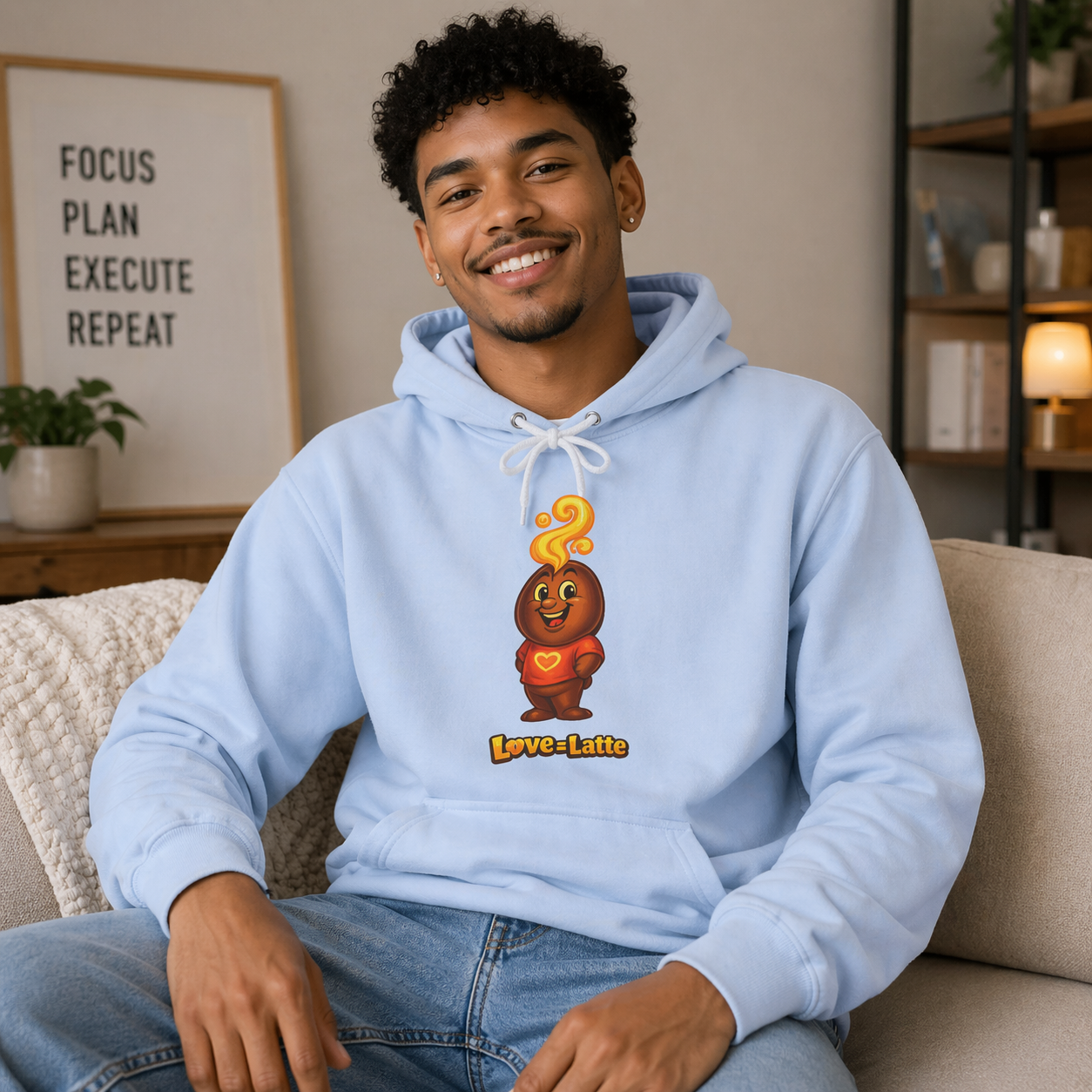 Love Latte — Comfort Colors  Hoodie
